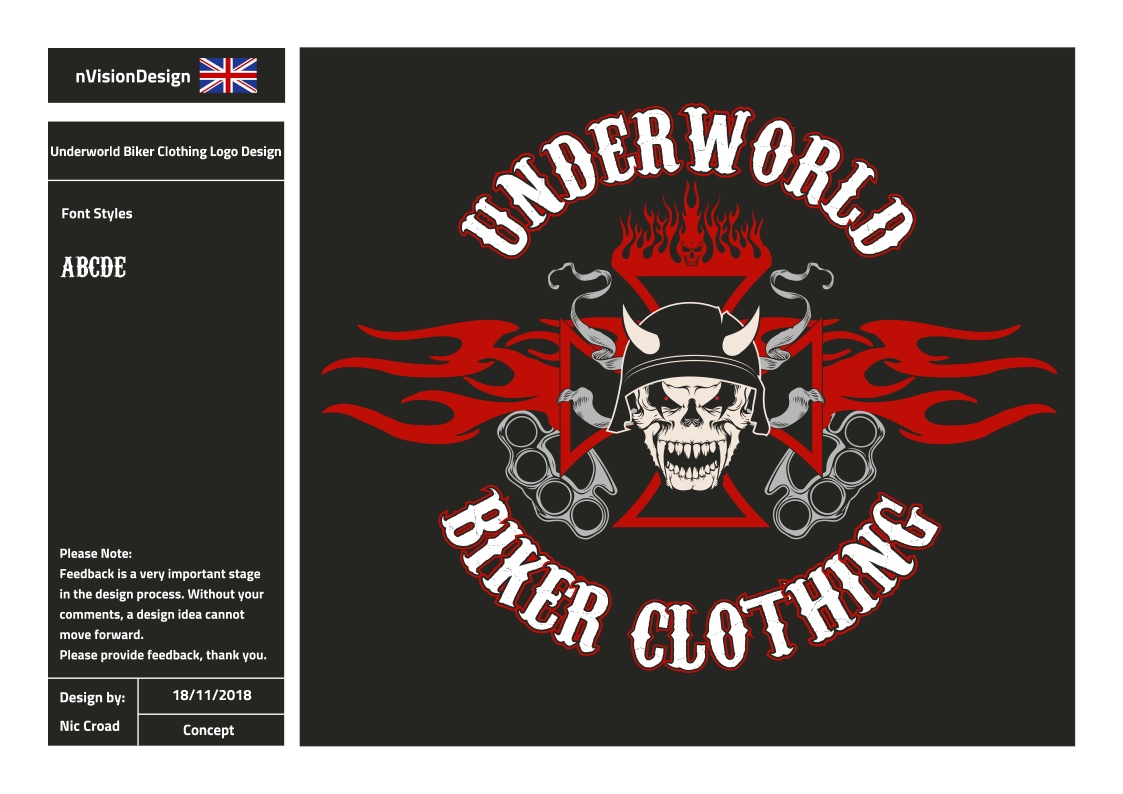 Logo Design by nvisiondesign.co.uk for Custom Bike Shop | Design #20314402