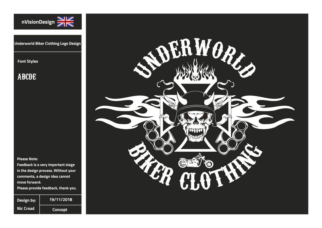 Logo-Design von nvisiondesign.co.uk für Custom Bike Shop | Design #20321074