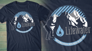 Lifewater Aconcagua Mountain Climb for Charity  | T-shirt Design by db1404