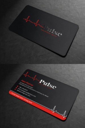Business Card Design by INDIAN_Ashok for Pulse Educational Group | Design: #20278848