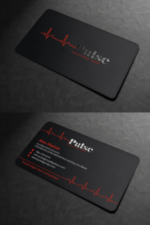 Business Card Design by INDIAN_Ashok for Pulse Educational Group | Design: #20278849