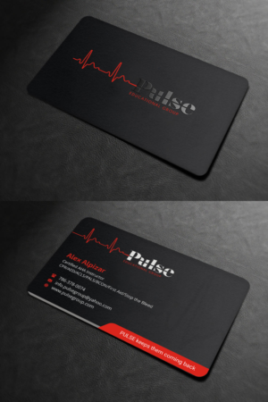 Business Card Design by INDIAN_Ashok for Pulse Educational Group | Design: #20278852