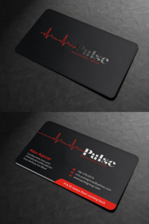 Business Card Design by INDIAN_Ashok for Pulse Educational Group | Design: #20278854