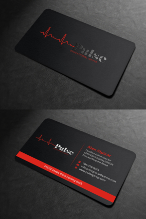 Business Card Design by INDIAN_Ashok for Pulse Educational Group | Design: #20278855
