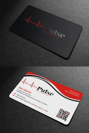Business Card Design by INDIAN_Ashok for Pulse Educational Group | Design: #20278856