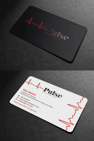 Business Card Design by INDIAN_Ashok for Pulse Educational Group | Design: #20278864