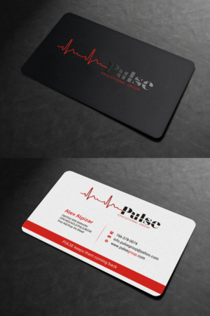 Business Card Design by INDIAN_Ashok for Pulse Educational Group | Design: #20278865