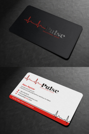 Business Card Design by INDIAN_Ashok for Pulse Educational Group | Design: #20278884