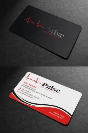 Business Card Design by INDIAN_Ashok for Pulse Educational Group | Design: #20278885