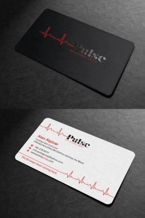 Business Card Design by INDIAN_Ashok for Pulse Educational Group | Design: #20278887