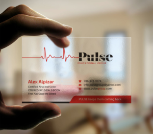 Business Card Design by INDIAN_Ashok for Pulse Educational Group | Design: #20279018