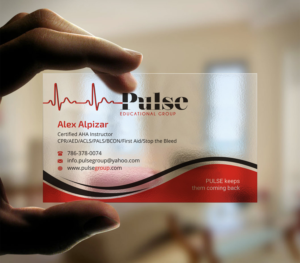 Business Card Design by INDIAN_Ashok for Pulse Educational Group | Design: #20279029