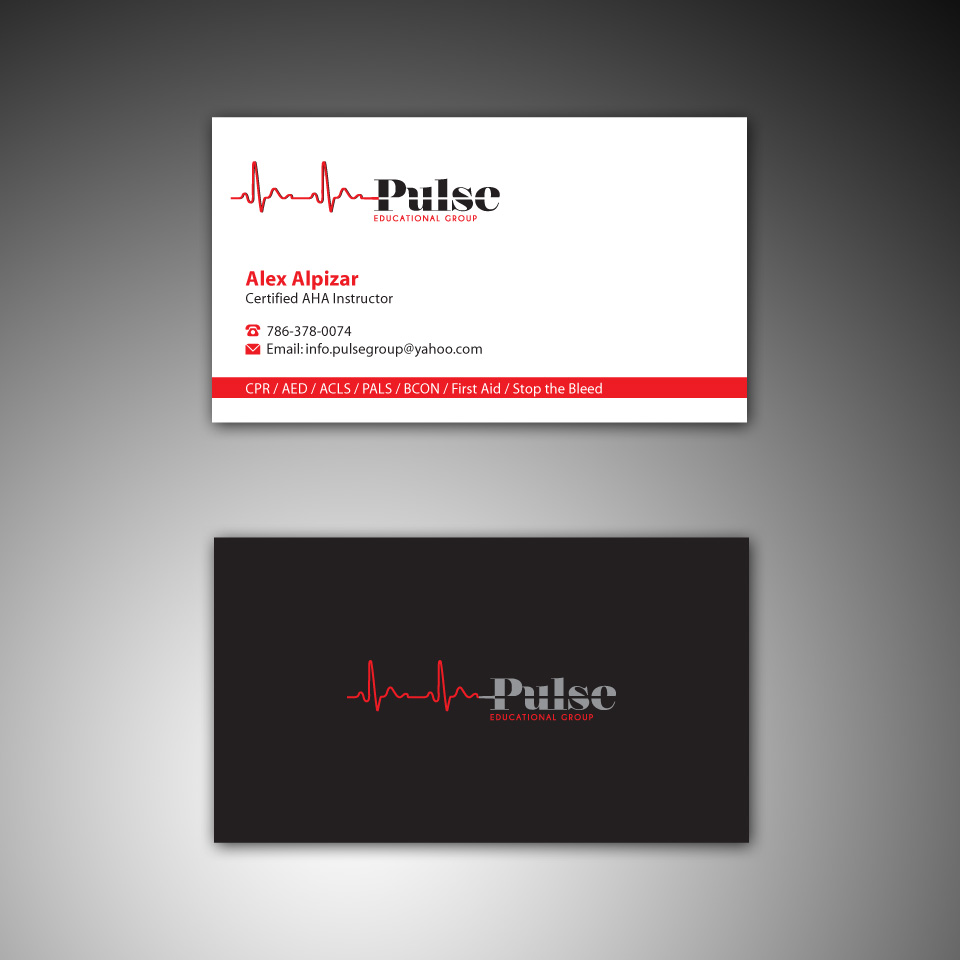 Visitenkarten-Design von Dezero für Pulse Educational Group | Design #20312536
