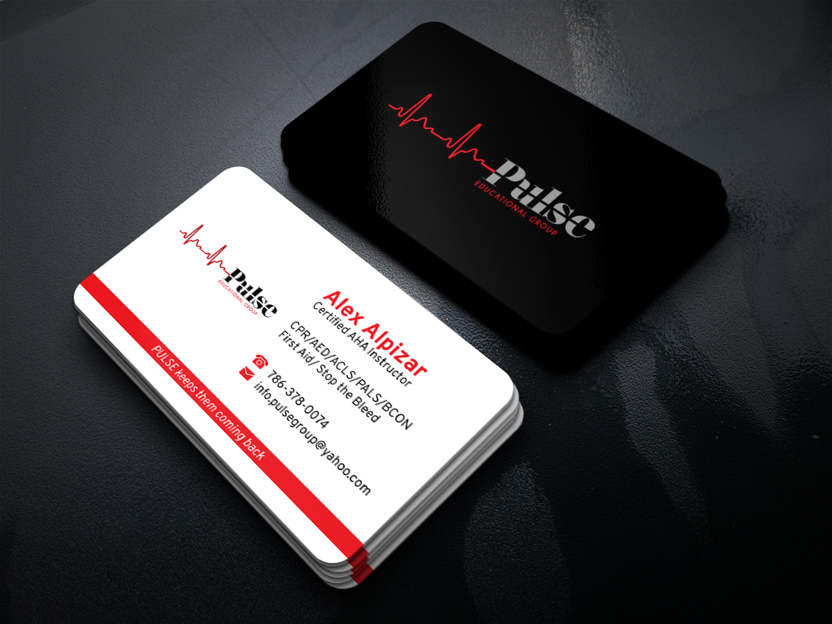 Business Card Design by JK18 for Pulse Educational Group | Design #20279228