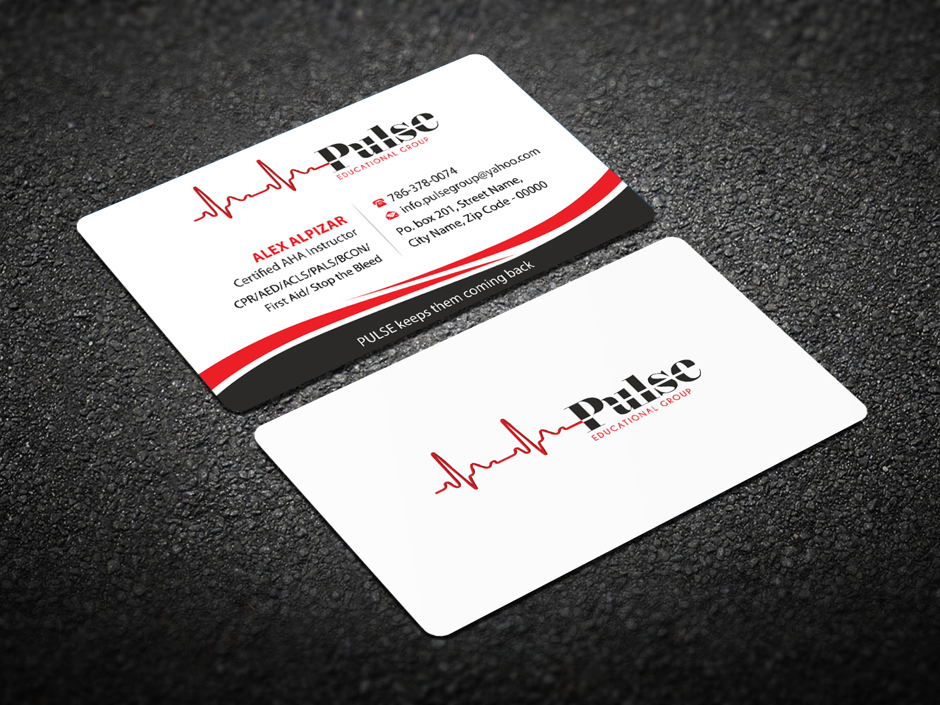 Business Card Design by Infinitive Technology for Pulse Educational Group | Design #20298016
