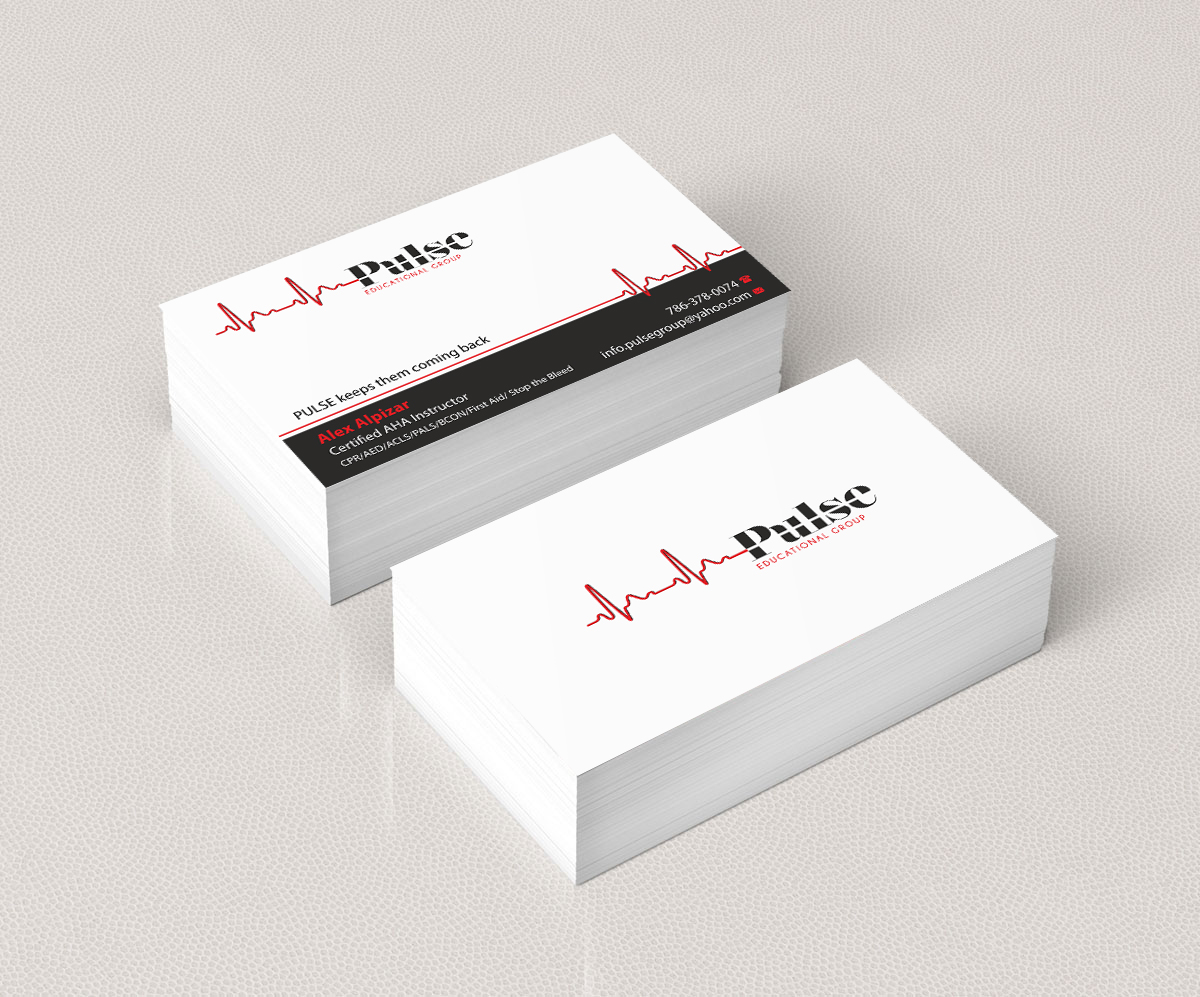Business Card Design by Infinitive Technology for Pulse Educational Group | Design #20298018
