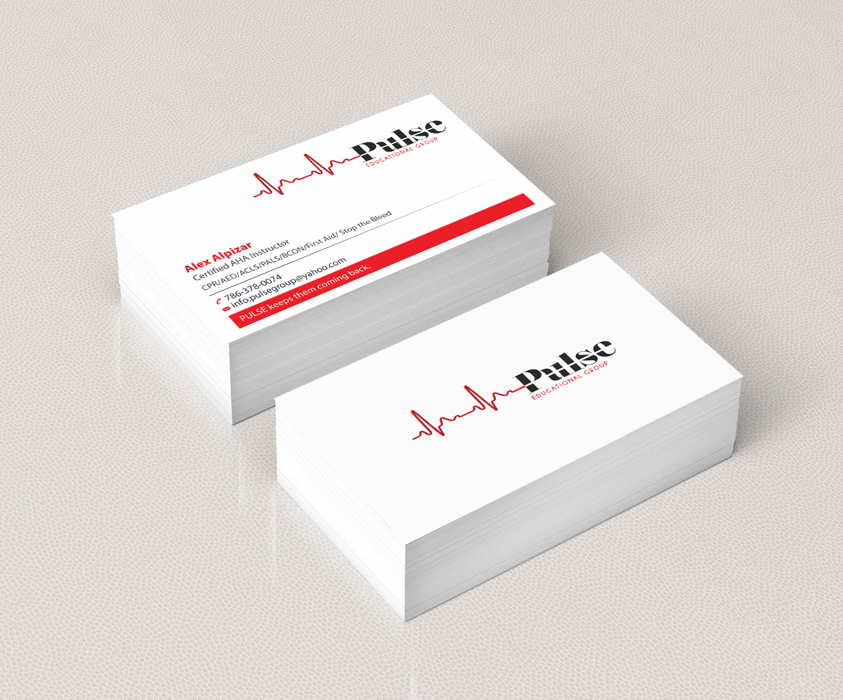 Business Card Design by Infinitive Technology for Pulse Educational Group | Design #20298273