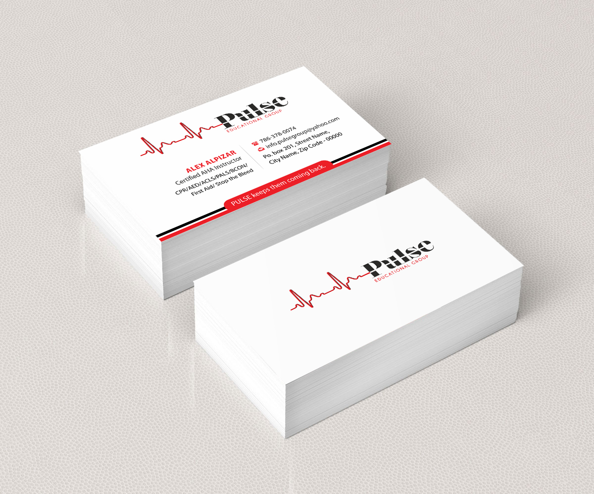 Business Card Design by Infinitive Technology for Pulse Educational Group | Design #20298274