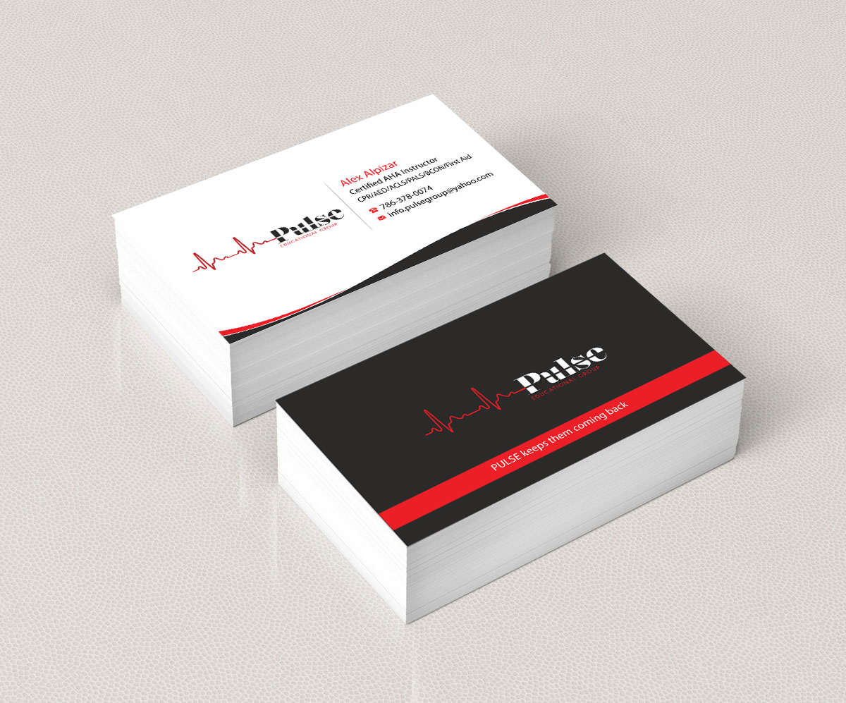 Diseño de Tarjeta de Presentación por Infinitive Technology para Pulse Educational Group | Diseño #20298706