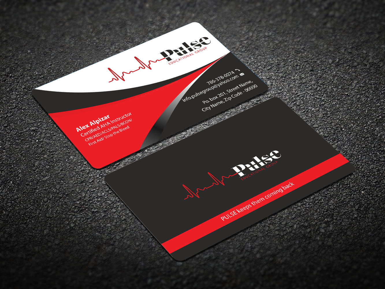 Diseño de Tarjeta de Presentación por Infinitive Technology para Pulse Educational Group | Diseño #20298707