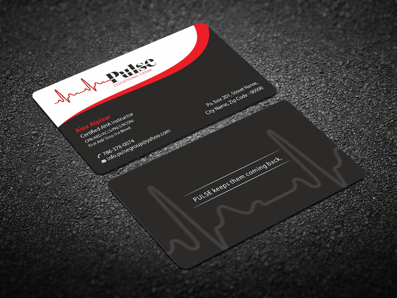 Business Card Design by Infinitive Technology for Pulse Educational Group | Design #20298709