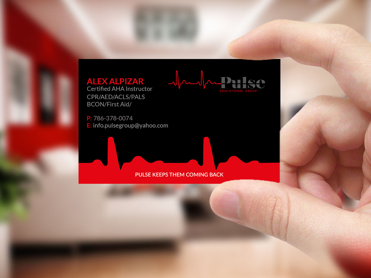 Business Card Design by Creations Box 2015 for Pulse Educational Group | Design #20287706