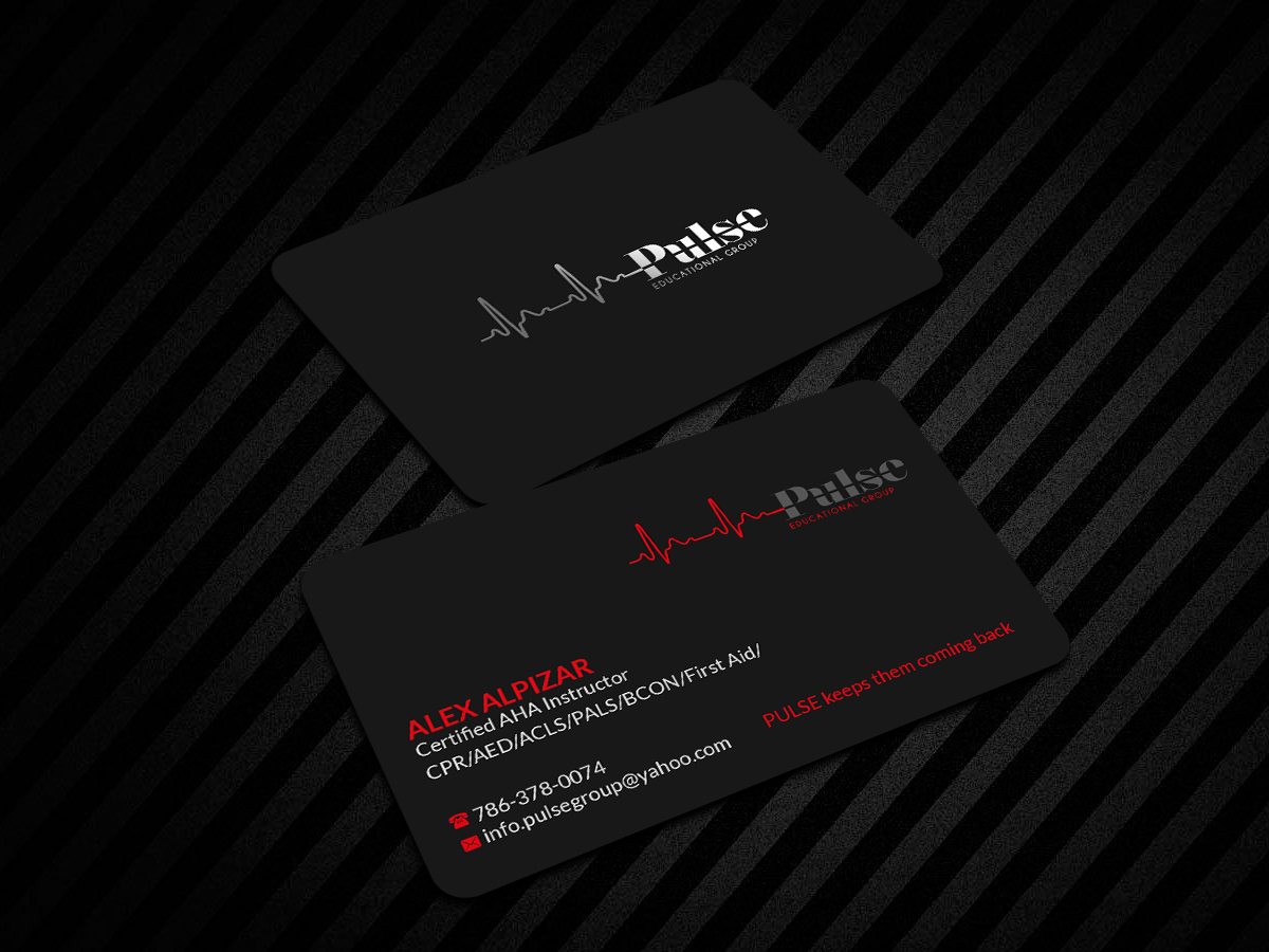 Business Card Design by Creations Box 2015 for Pulse Educational Group | Design #20289251