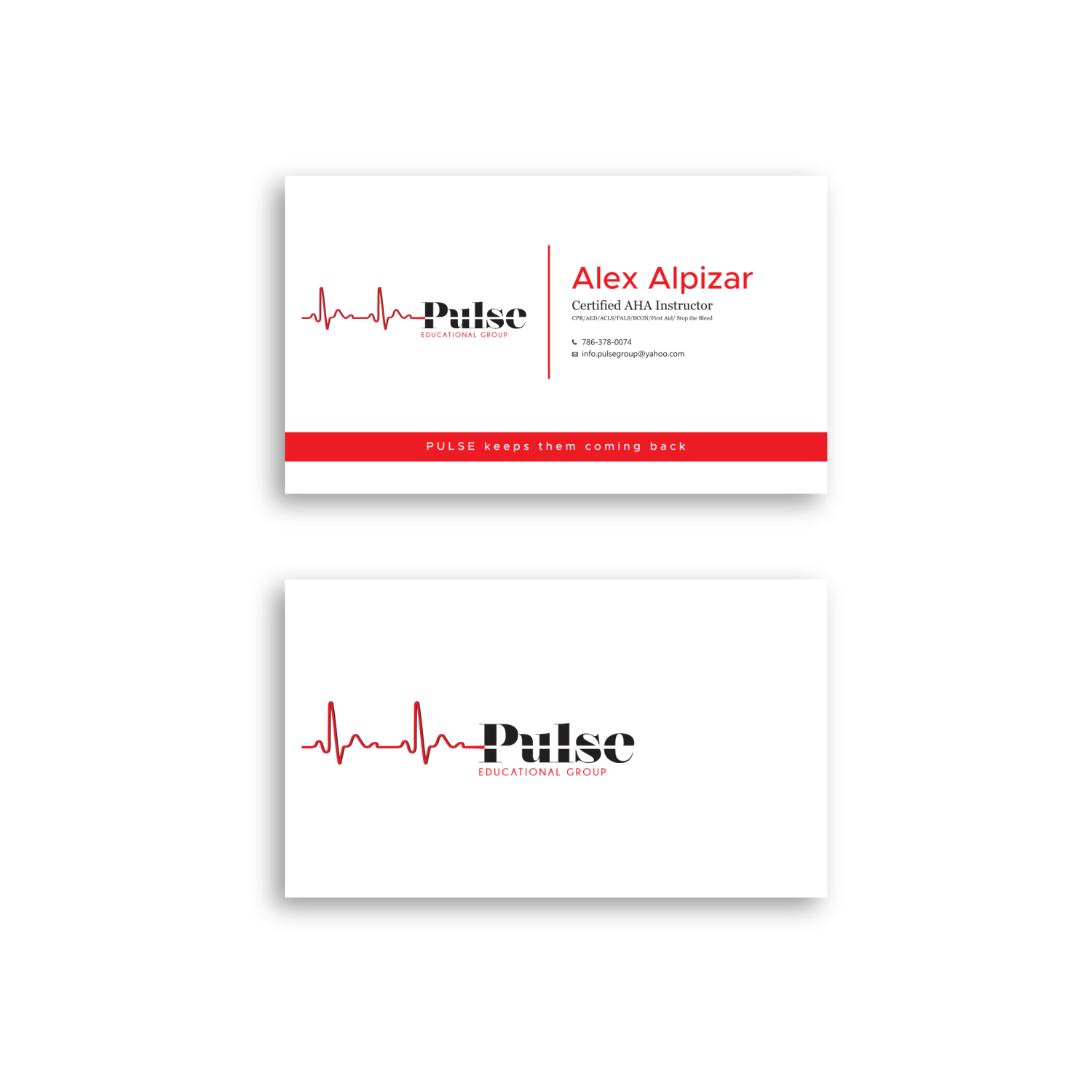 Business Card Design by alitjuara for Pulse Educational Group | Design #20279335