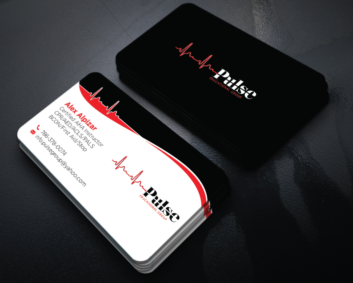 Business Card Design by LAXMI DESIGNHUB for Pulse Educational Group | Design #20282432