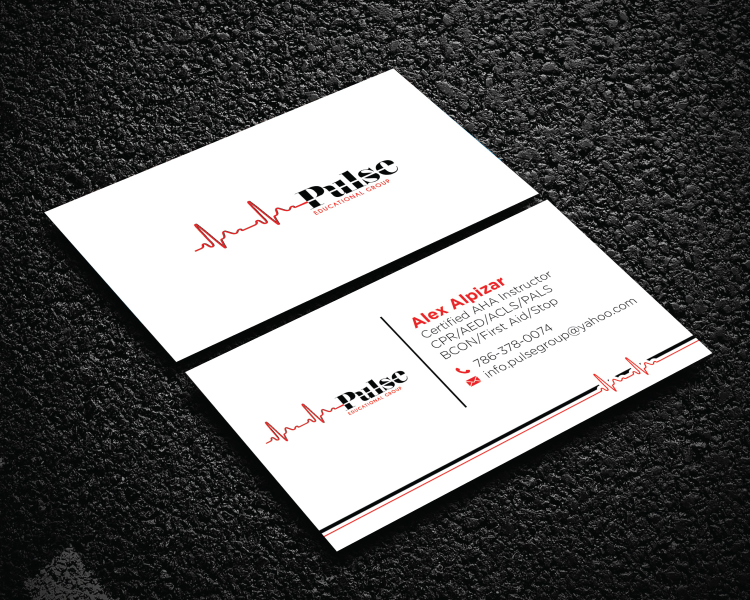 Business Card Design by LAXMI DESIGNHUB for Pulse Educational Group | Design #20282433