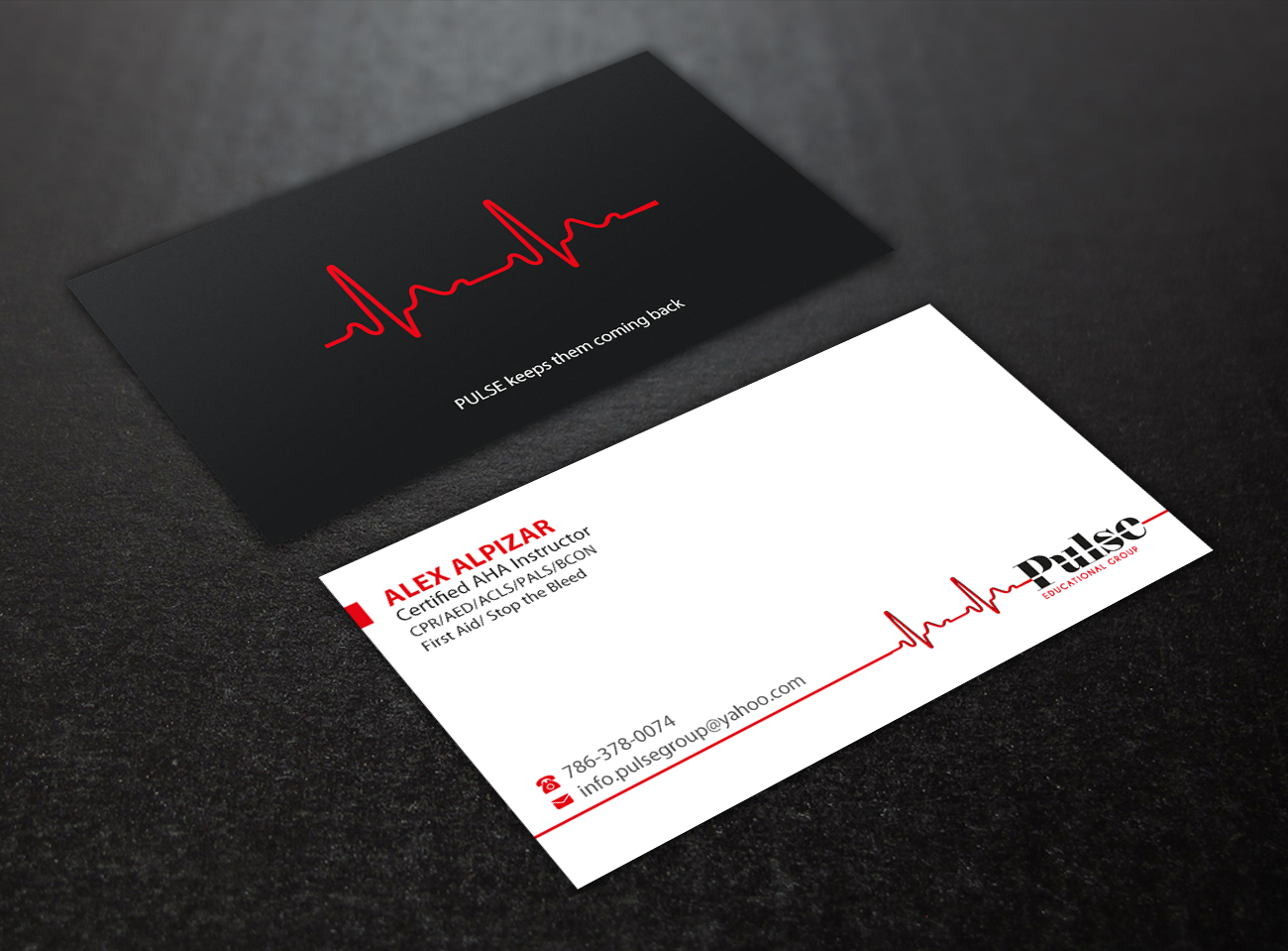 Business Card Design by Brand aid for Pulse Educational Group | Design #20278471