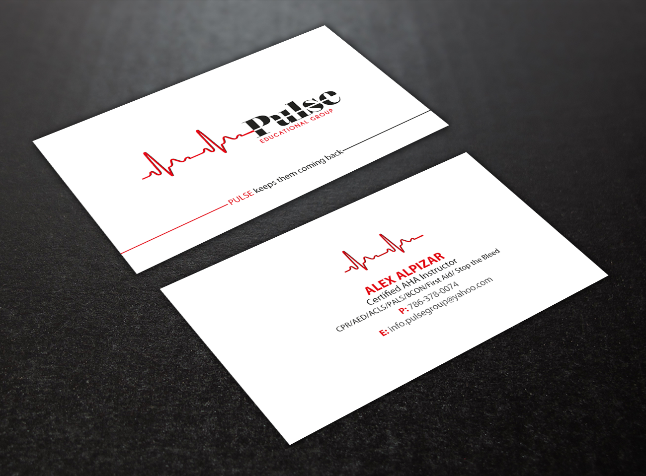 Business Card Design by Brand aid for Pulse Educational Group | Design #20281059