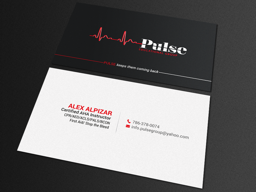 Business Card Design by chandrayaan.creative for Pulse Educational Group | Design #20277754