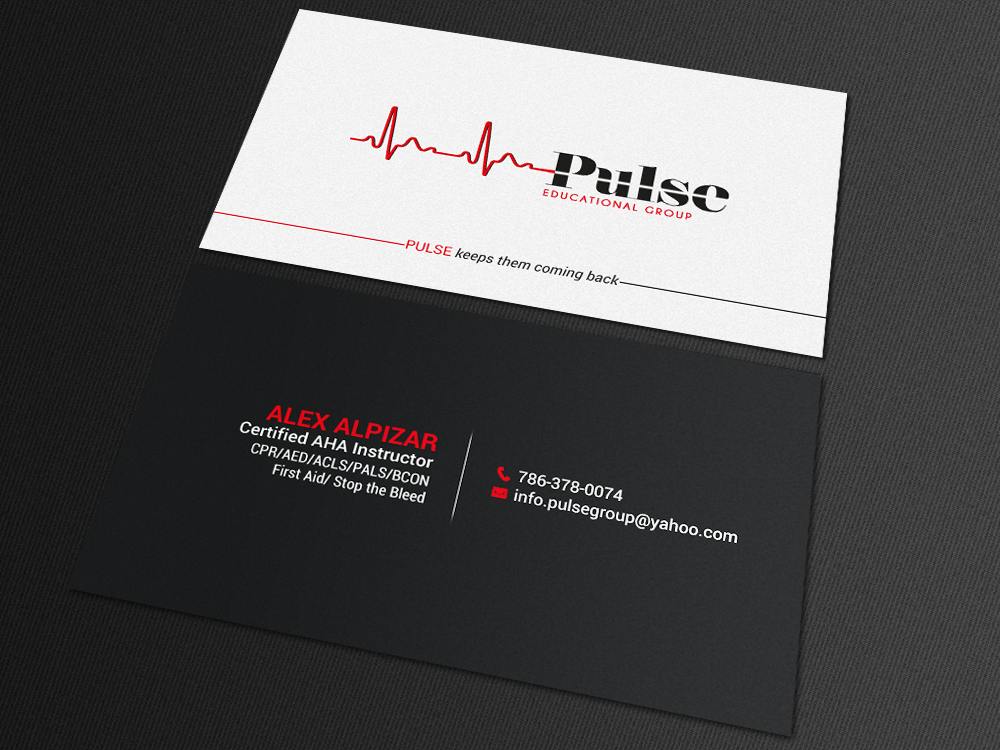 Business Card Design by chandrayaan.creative for Pulse Educational Group | Design #20277756