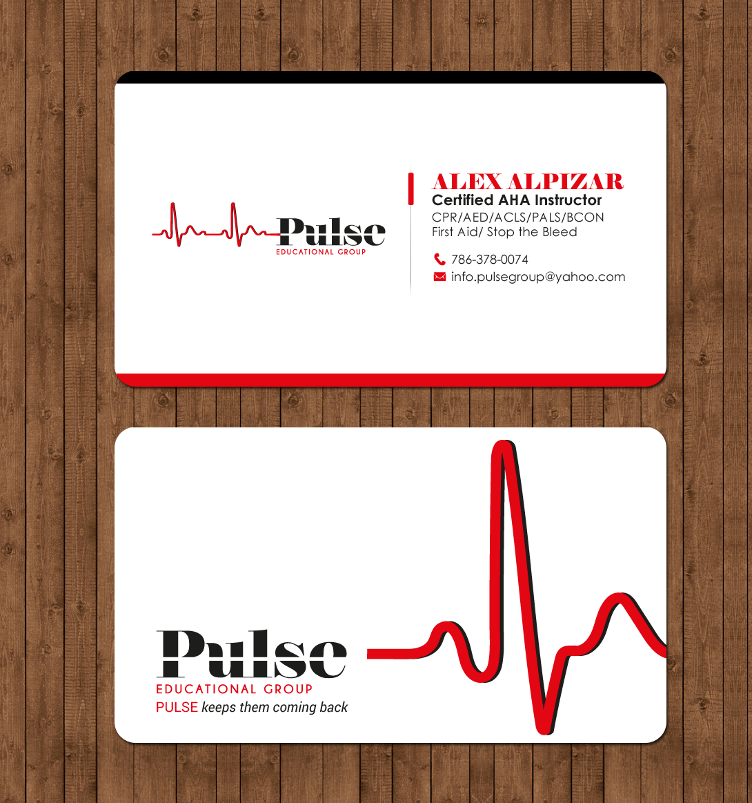 Business Card Design by chandrayaan.creative for Pulse Educational Group | Design #20277759