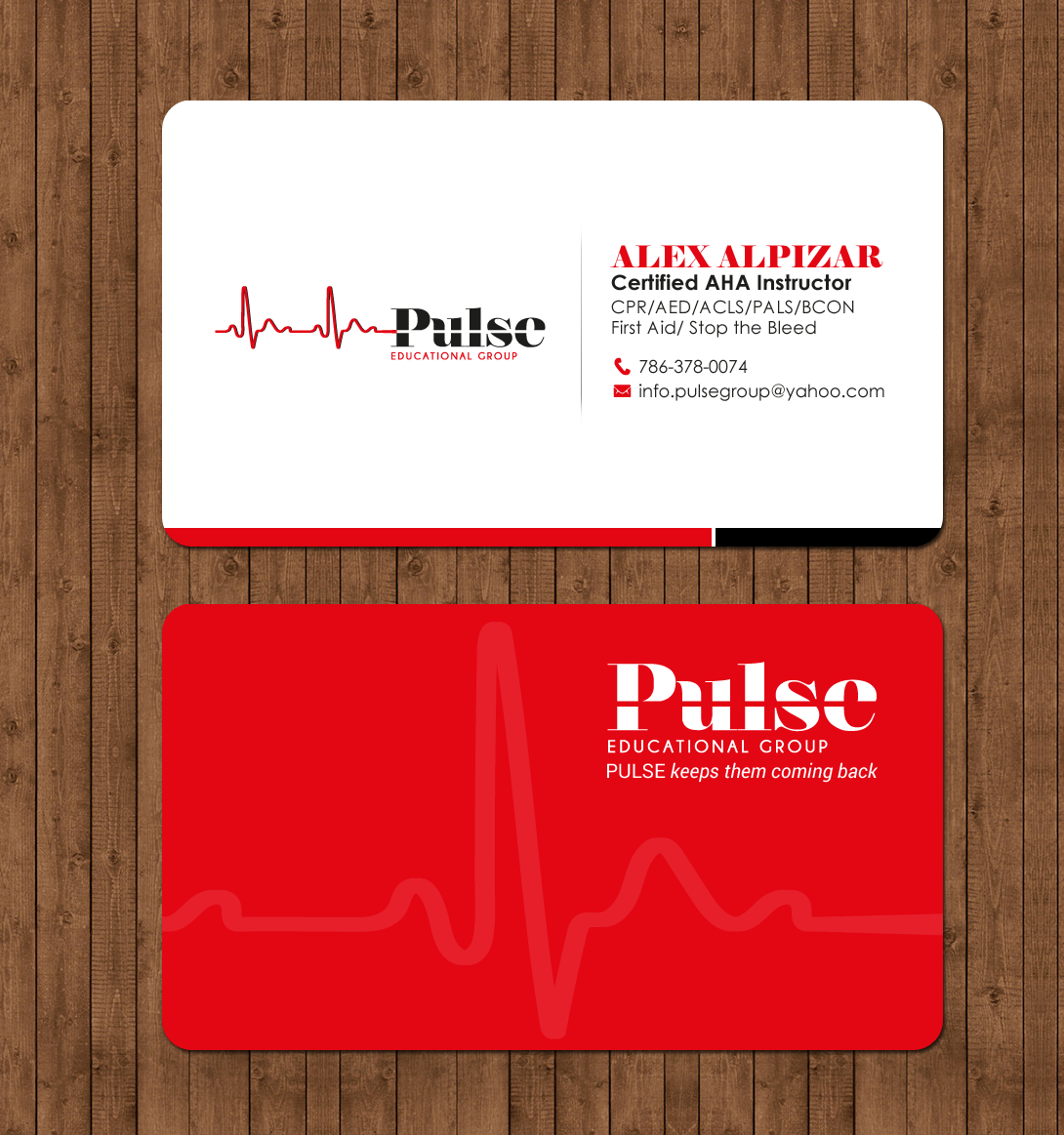 Diseño de Tarjeta de Presentación por chandrayaan.creative para Pulse Educational Group | Diseño #20277760