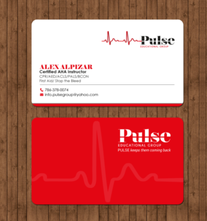Diseño de Tarjeta de Presentación por chandrayaan.creative para Pulse Educational Group | Diseño: #20277770