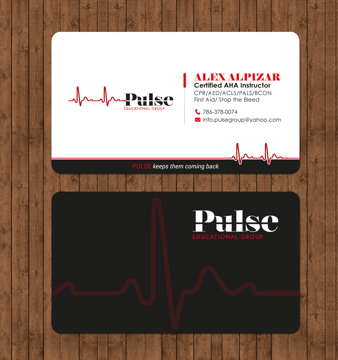 Business Card Design by chandrayaan.creative for Pulse Educational Group | Design #20277773