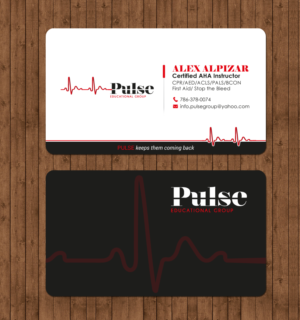 Business Card Design by chandrayaan.creative for Pulse Educational Group | Design: #20277773