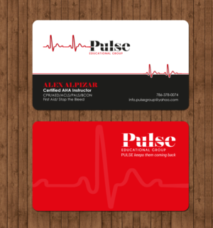 Business Card Design by chandrayaan.creative for Pulse Educational Group | Design: #20278323