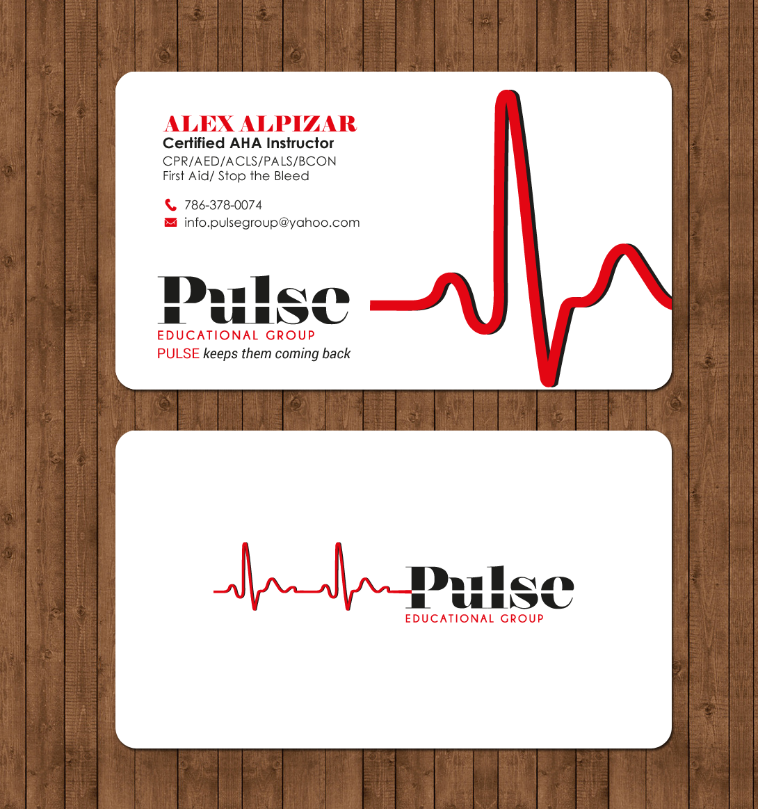 Business Card Design by chandrayaan.creative for Pulse Educational Group | Design #20278324