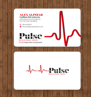Business Card Design by chandrayaan.creative for Pulse Educational Group | Design: #20278324