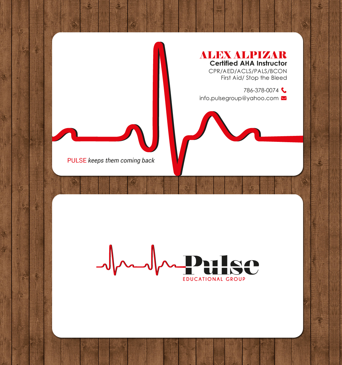 Business Card Design by chandrayaan.creative for Pulse Educational Group | Design #20278326