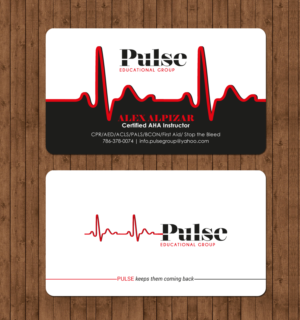 Business Card Design by chandrayaan.creative for Pulse Educational Group | Design: #20278328