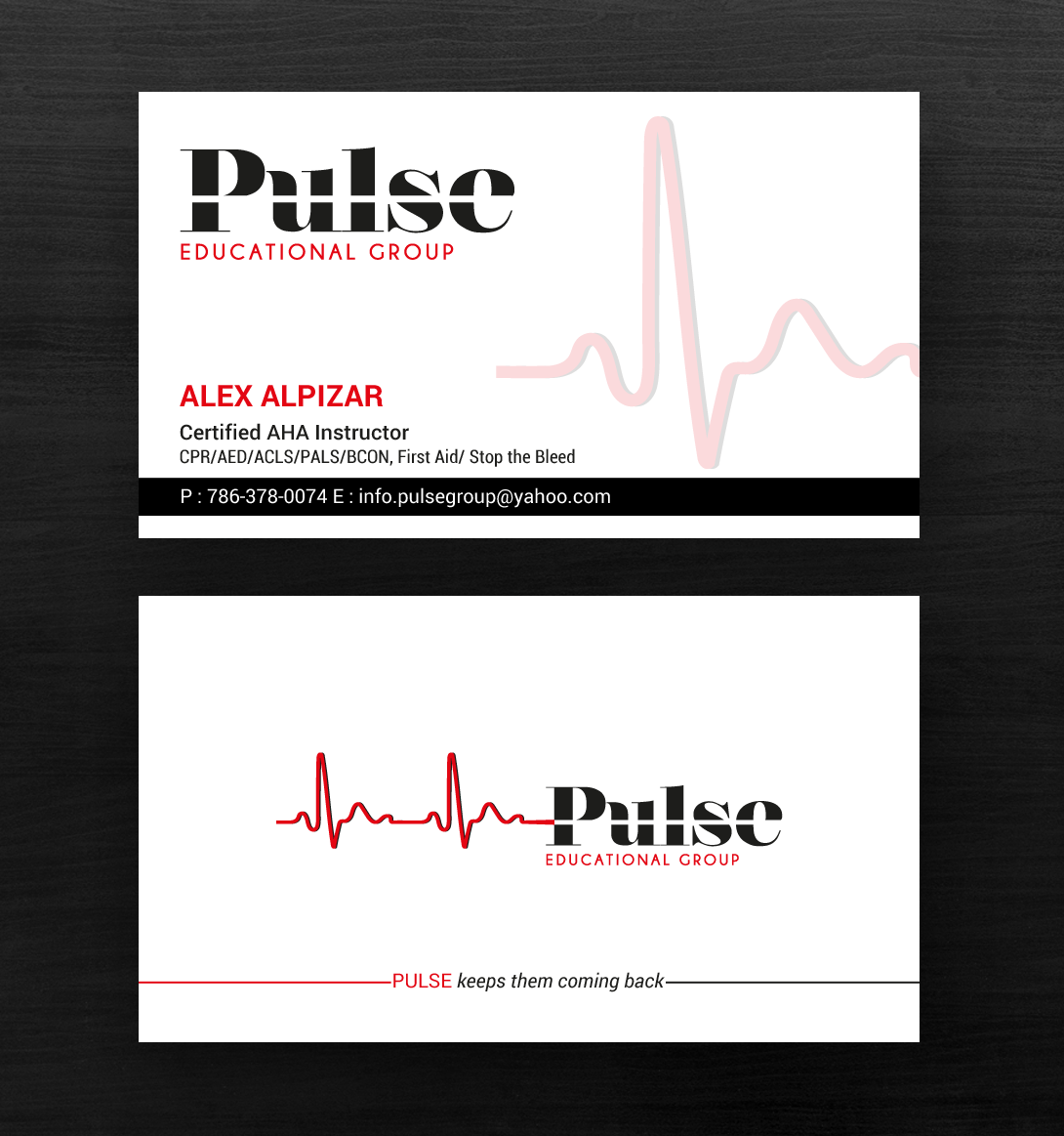 Business Card Design by chandrayaan.creative for Pulse Educational Group | Design #20280956