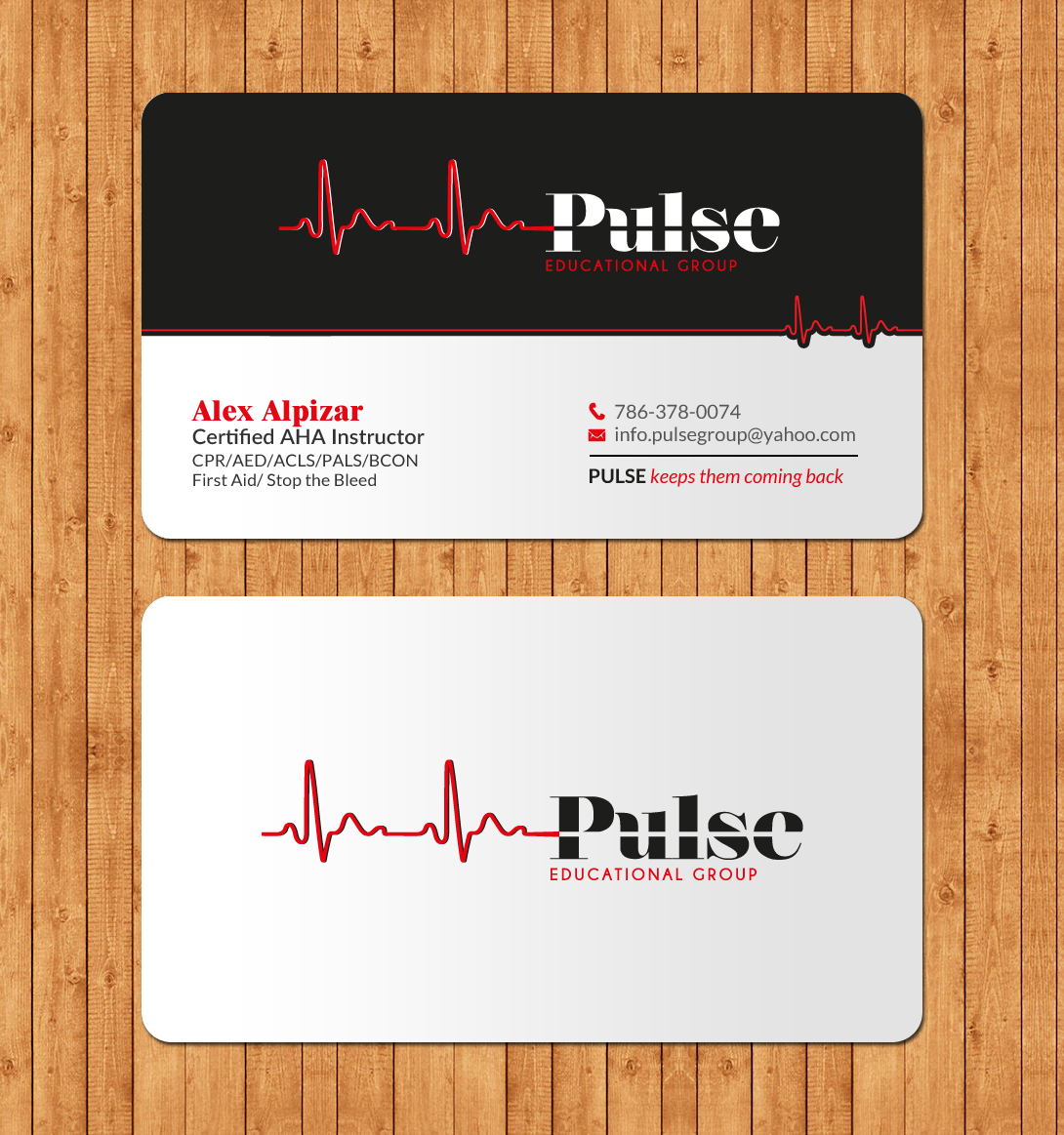 Business Card Design by chandrayaan.creative for Pulse Educational Group | Design #20282719