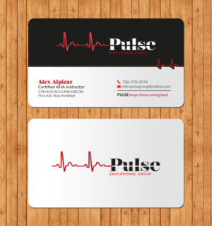 Business Card Design by chandrayaan.creative for Pulse Educational Group | Design: #20282719