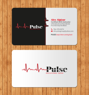 Business Card Design by chandrayaan.creative for Pulse Educational Group | Design: #20282726