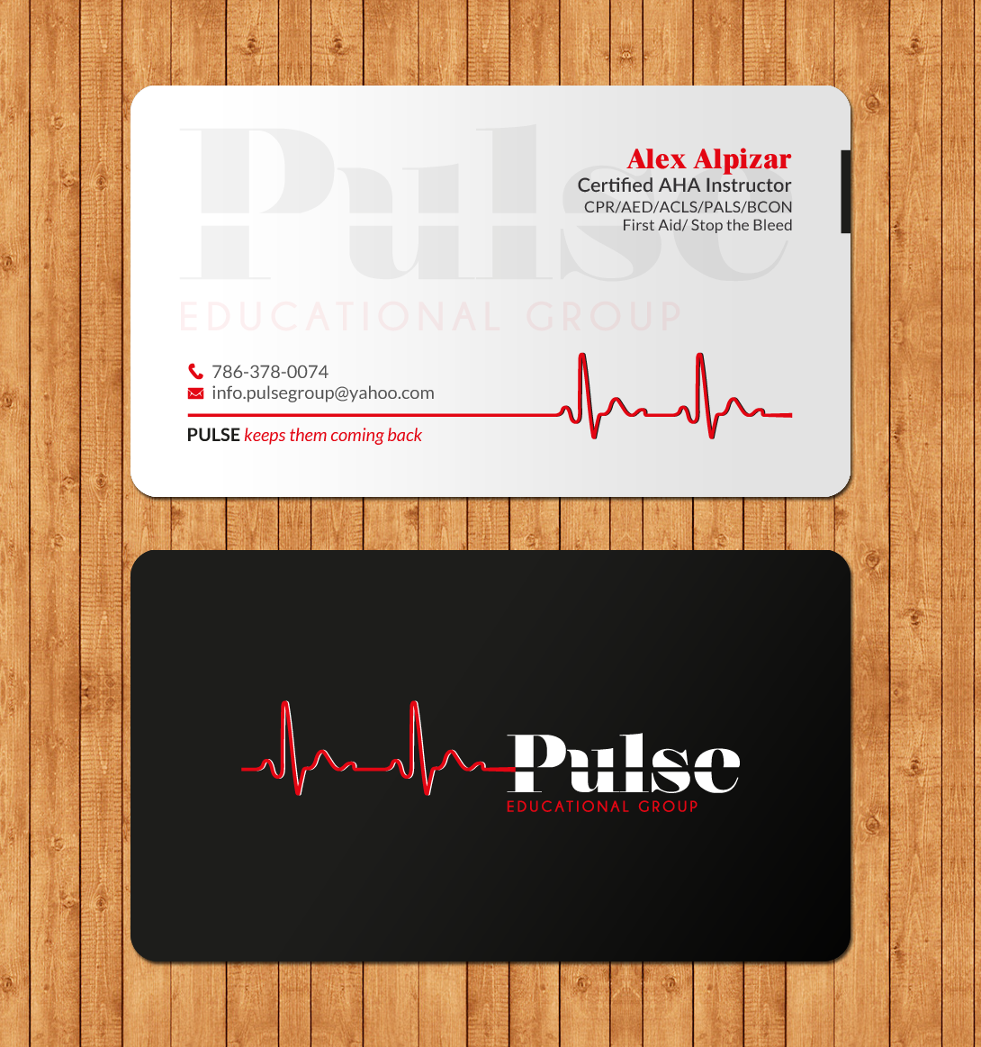 Business Card Design by chandrayaan.creative for Pulse Educational Group | Design #20282730