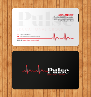 Business Card Design by chandrayaan.creative for Pulse Educational Group | Design: #20282730
